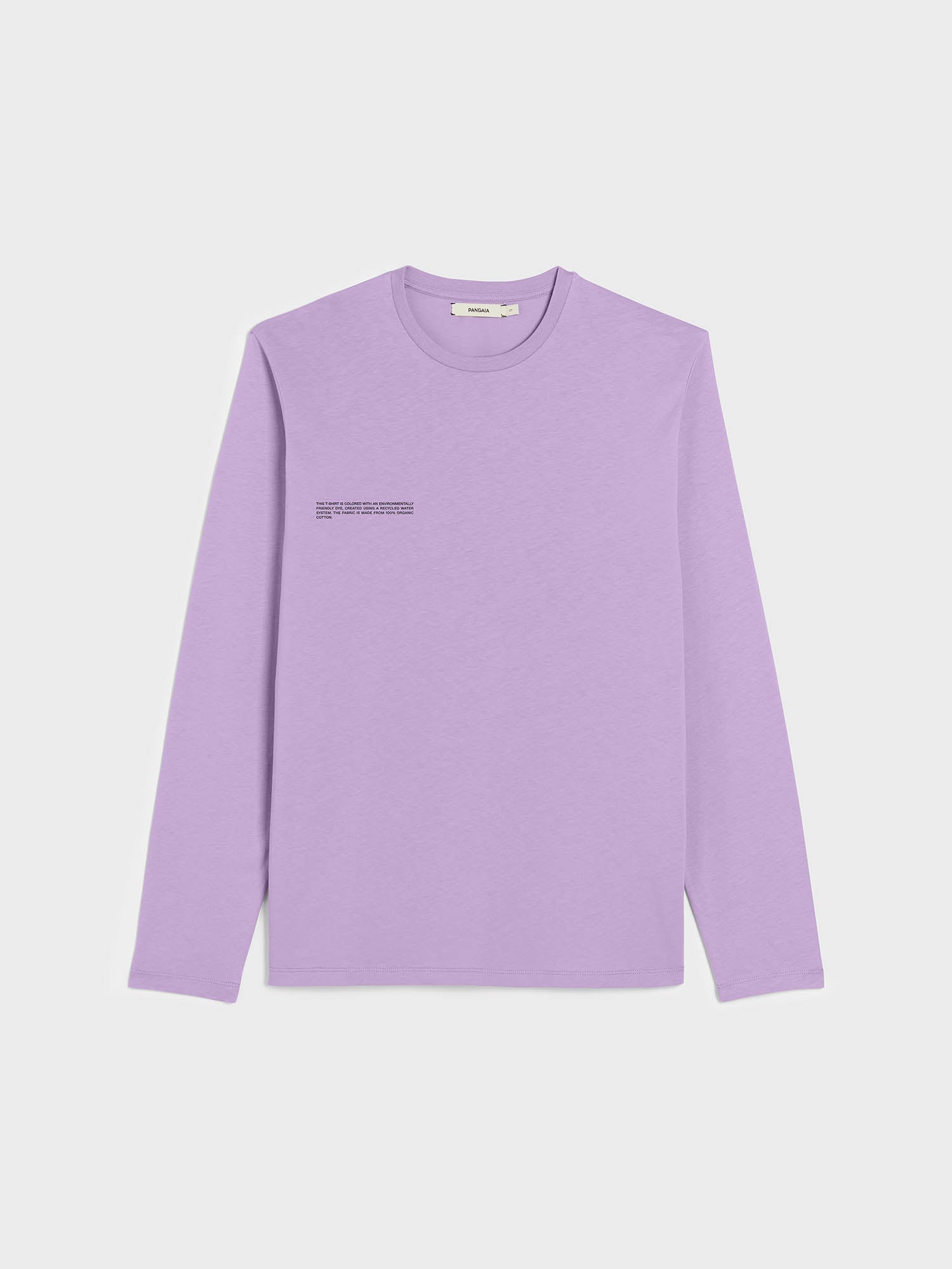 Organic Cotton Long Sleeve T Shirt Orchid Purple packshot-3