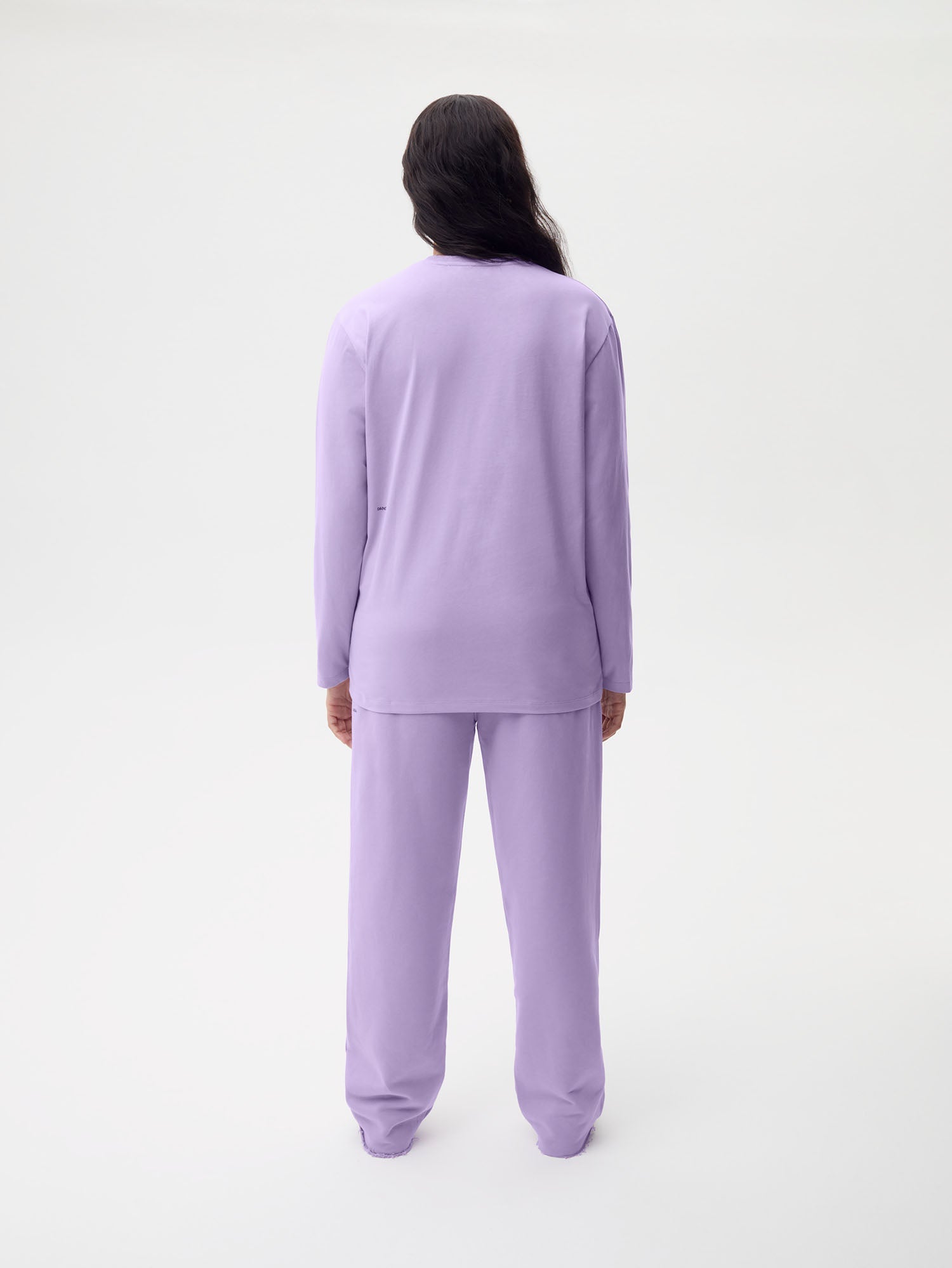 Organic Cotton Long Sleeve T Shirt Orchid Purple Female