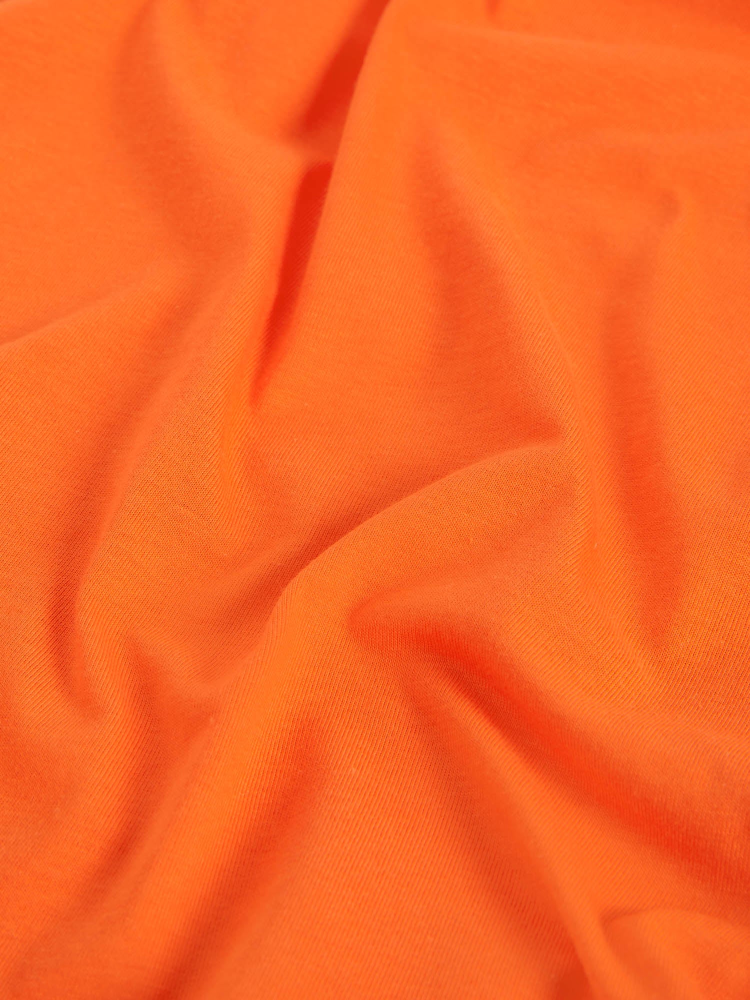 Organic Cotton Long Sleeve T Shirt Persimmon Orange