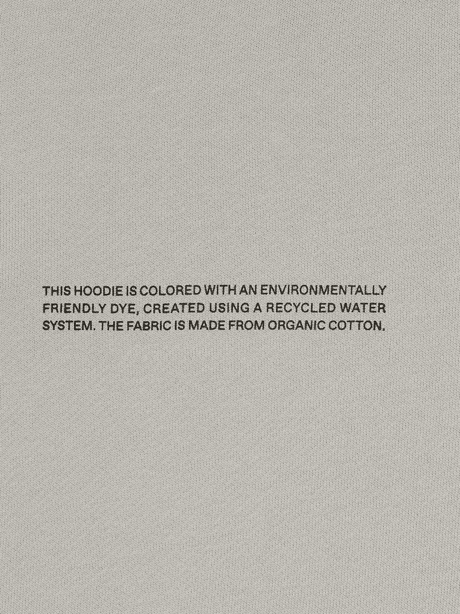 Organic Cotton Loose Hoodie Stone