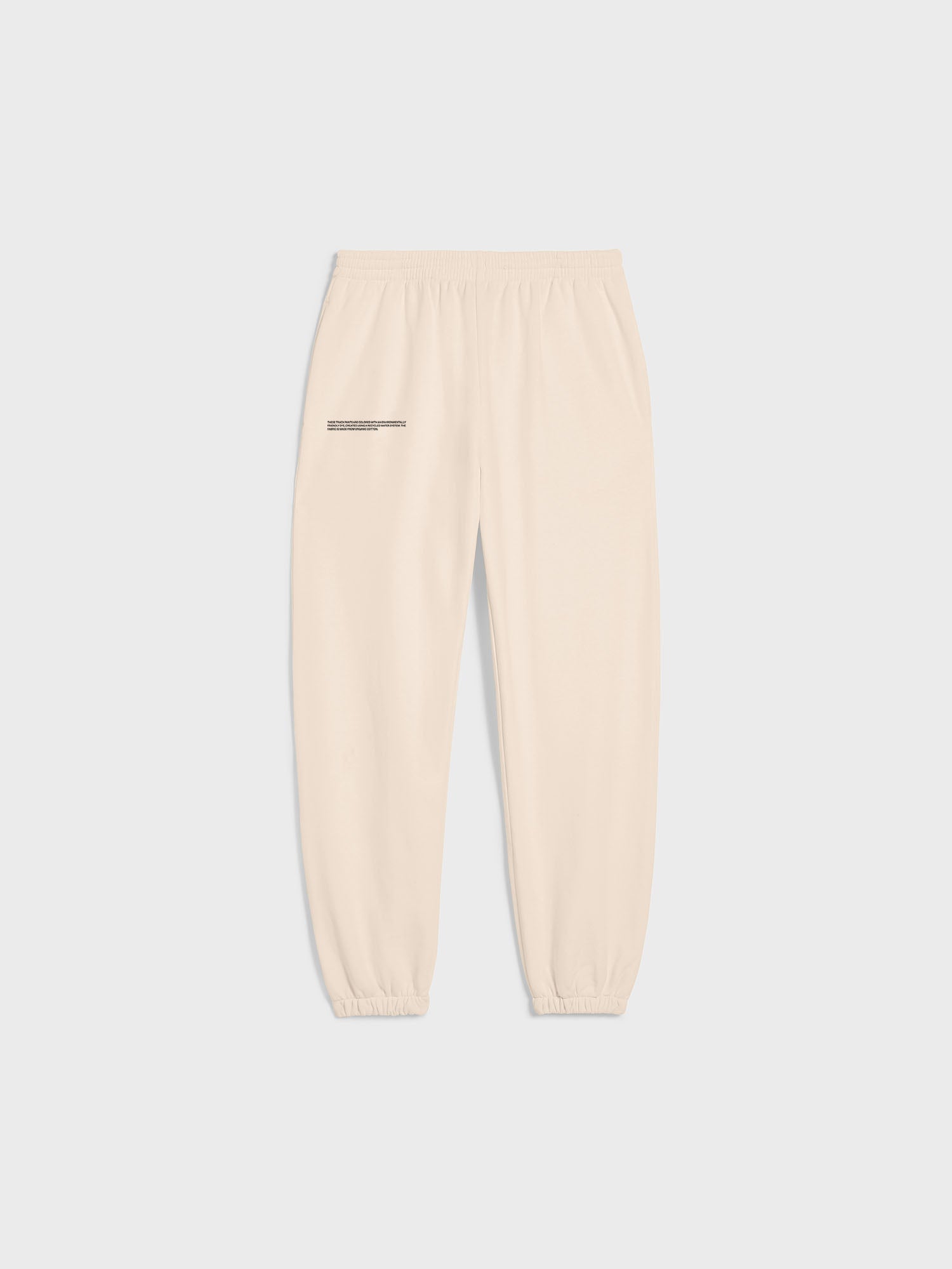 Organic Cotton Track Pants Sand packshot-3