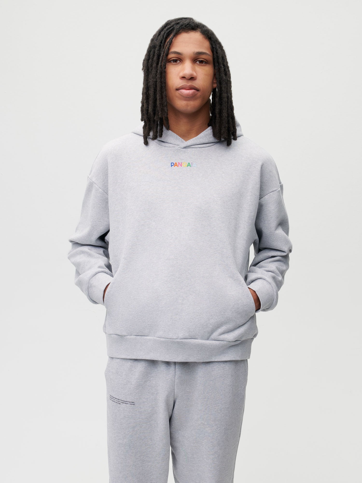 Personalities Pangaia Hoodie Grey Marl Male