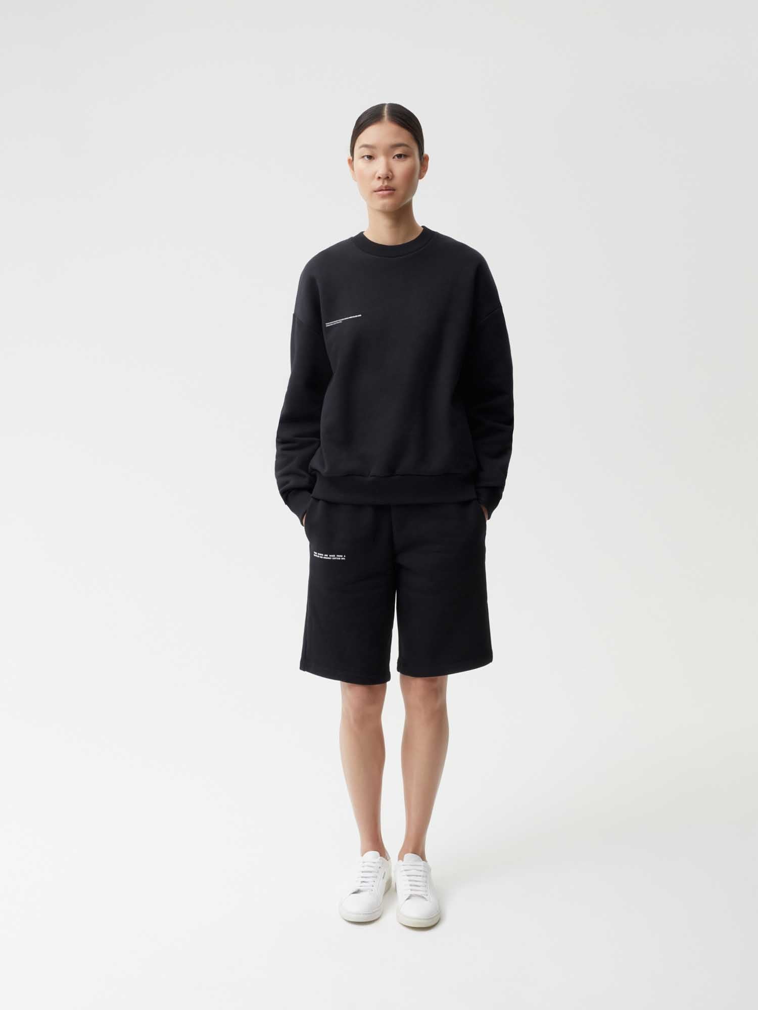 Recycled Cotton Black Female Front