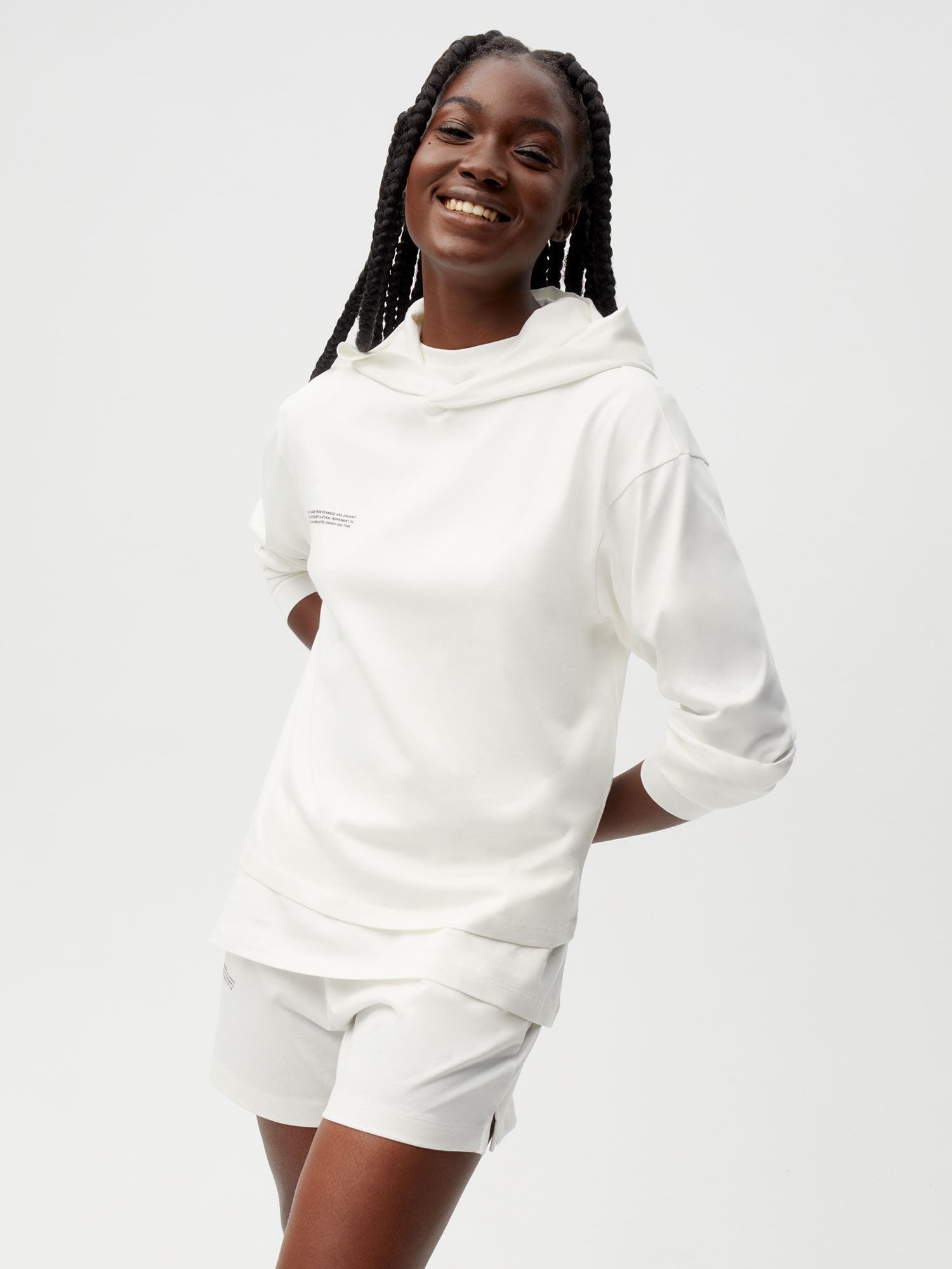 Seaweed Fiber Loungewear Shorts Off White Female