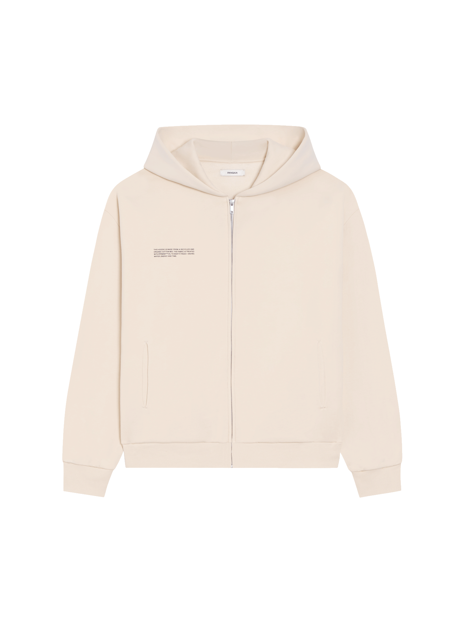 Wide Fit Zipped Hoodie—sand-packshot-3
