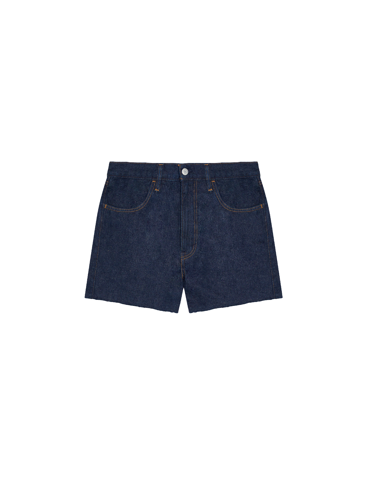 Women's Denim High Rise Cropped Shorts-packshot-3