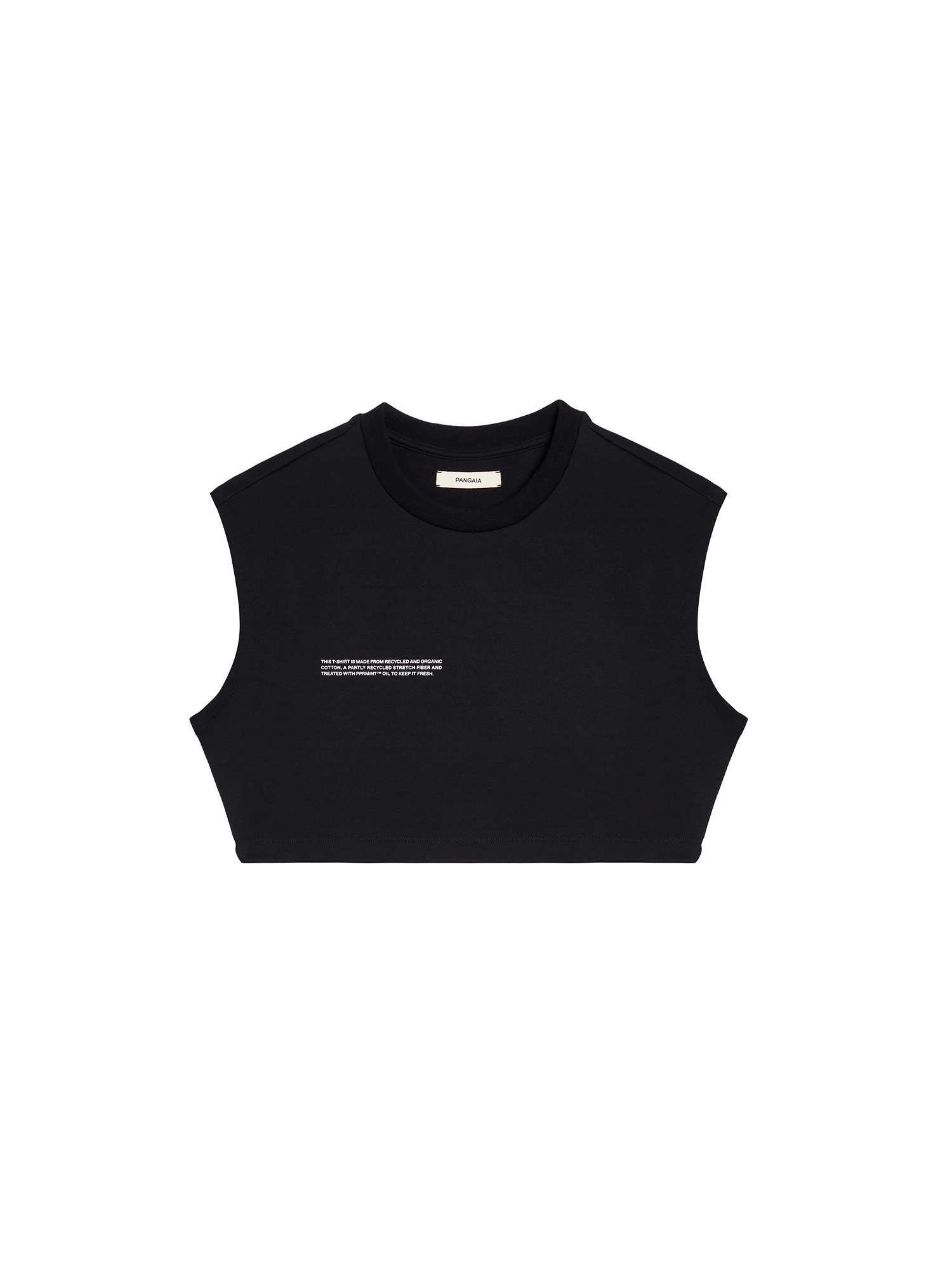 Recycled Cotton Fitted Crop T-Shirt-packshot-3